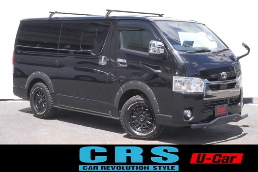 6652　令和4年式　ハイエース　スーパーGL　ダークプライムⅡ　4WD　2800cc　ディーゼル車　5人乗り　7.4万kmのサムネイル