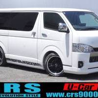 5691　ESSEXオリジナルデモカー　令和7年式　ハイエース　スーパーGL　ダークプライムS　2WD　2800cc　ディーゼル車　5人乗り　1.3万kmのサムネイル
