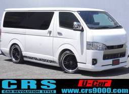 5691　ESSEXオリジナルデモカー　令和7年式　ハイエース　スーパーGL　ダークプライムS　2WD　2800cc　ディーゼル車　5人乗り　1.3万km