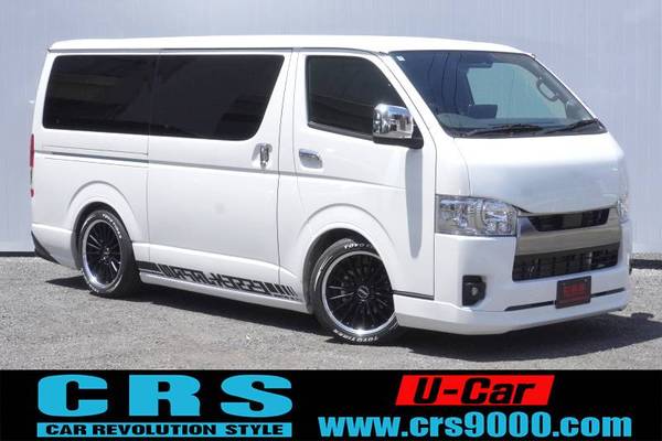 5691　ESSEXオリジナルデモカー　令和7年式　ハイエース　スーパーGL　ダークプライムS　2WD　2800cc　ディーゼル車　5人乗り　1.3万kmのサムネイル