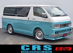 6864　令和7年式　ハイエース　スーパーGL　ダークプライム2　Carica　USstyle　2WD　2000cc　ガソリン車　5人乗り　50km