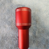 【CRS名古屋】アウトレット商品　ビレットシフトノブVer1レッド　傷有　ハイエース1型～現行のサムネイル