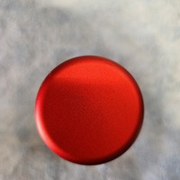 【CRS名古屋】アウトレット商品　ビレットシフトノブVer1レッド　傷有　ハイエース1型～現行のサムネイル