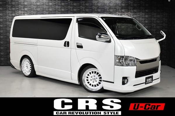7098 平成29年式 ハイエース スーパーGL ダークプライム  2WD 2,000cc (ガソリン車)  2/5人乗車 9.5万km 車検:令和9年4月24日のサムネイル