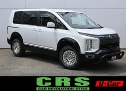 6453　【新車登録済み未使用車】改良後モデル 令和8年式 三菱 デリカD5 G-Power Package 8人 4WD 2,200㏄ ディーゼル車 走行距離14キロ 車検令和11年3月