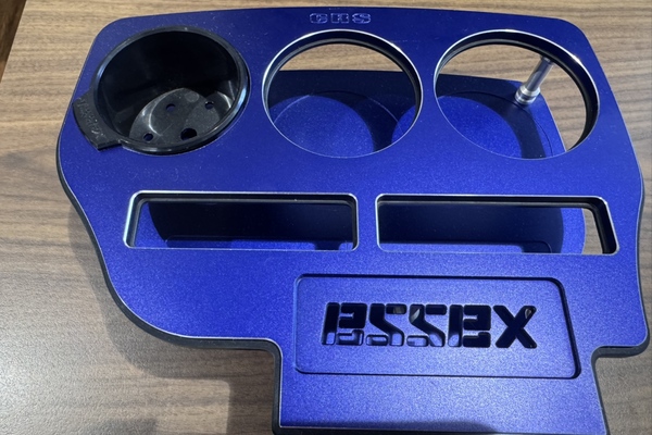 【CRS名古屋】　アウトレット商品　ビレットフロントカップホルダーVer.2ブルーのサムネイル