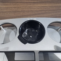 【CRS名古屋】　アウトレット商品　ビレットフロントカップホルダーVer.2シルバー　のサムネイル