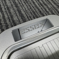 【CRS福岡】F-002　200系ハイエース　ビレットコンソールトレイ　シルバー　のサムネイル