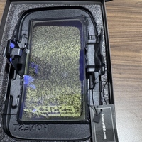 【CRS 名古屋】Ｎ0007アウトレット商品　ハイエース用　ガラスリッド　ESSEXロゴ　フィルム施工済み　傷有りのサムネイル