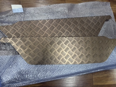 【CRS 名古屋】Ｎ0010アウトレット商品　アルミステップカバーセカンドPS用LOW左右セット　ブロンズ（廃番カラー）