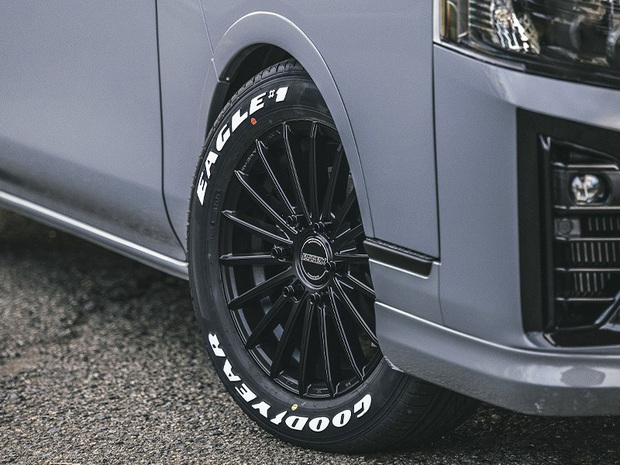 《1PC》タイヤホイールセット EF-17 キャラバン用×DUNLOP 215/60R17C