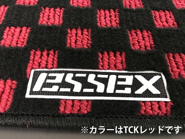 CRS フロアマットフロントセカンドセットESSEX エンブレムハイエース 標準ボディ S-GL専用