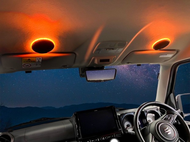 ESSEX 5cmスピーカ専用LEDリング  ALPINEメティオサウンド オプティムサウンド対応