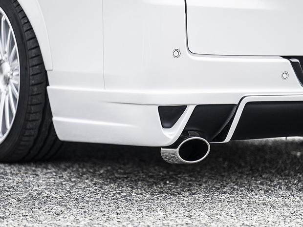 ES キャラバン LEGARE リアバンパースポイラー FRP製 3型標準ボディ