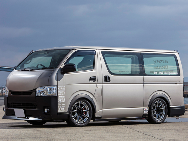 ES 零スポイラー 未塗装FRP製 ■ハイエース標準ボディ 4型以降対応