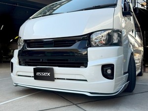 LEGARE フロントバンパースポイラー ワイド用 ■ハイエース4型以降〜