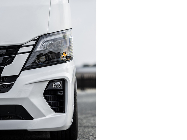 ES キャラバン LEGARE フロントバンパースポイラー FRP製 3型標準ボディ