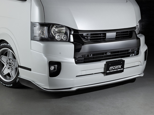 LEGARE フロントバンパースポイラー ワイド用 ■ハイエース4型以降〜