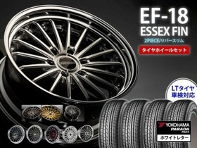 タイヤホイールセット ■EF-18インチ×PARADAホワイトレター  225/50R18