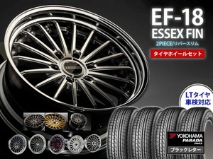 タイヤホイールセット ■EF-18インチ×PARADAブラックレター  225/50R18