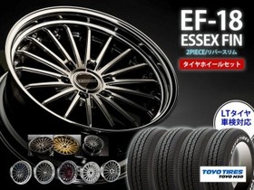 タイヤホイールセット ■EF-18インチ×TOYO H30  225/45R18