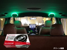 CRS LEDシーリングライト 10cmスピーカ―付きフルセット ハイエース用
