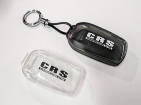C型専用 クリアケース スマートキーケース  CRSロゴ入り キーリング付き