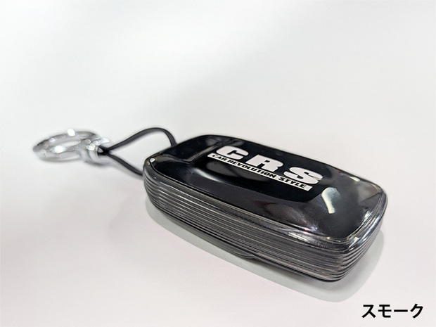 C型専用 クリアケース スマートキーケース  CRSロゴ入り キーリング付き