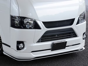 ES　フロントグリルVer.IV　FRP製 未塗装  ■ハイエース 標準ボディ 4型以降対応