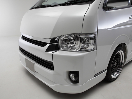 ES 200系ハイエースワイド 4〜6型用 フロントリップスポイラー