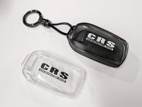 ES C型専用 クリアケース スマートキーケース  CRSロゴ入り キーリング付き