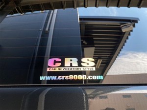 CRS　ロゴ&アドレス　ホログラムステッカー小(ゴシック体)