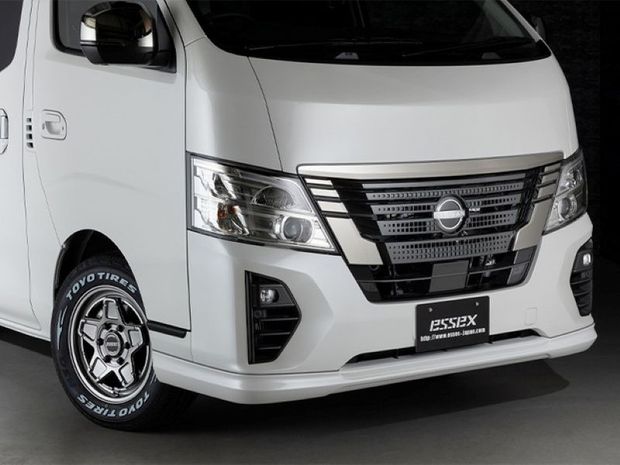 ES フロントリップスポイラー forキャラバン  ABS製 未塗装/QAC/KBY■3型標準