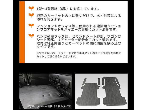 UI　CFカーゴマット  標準ボディ用 / ワイドボディ用 【個人宅不可・代引不可】