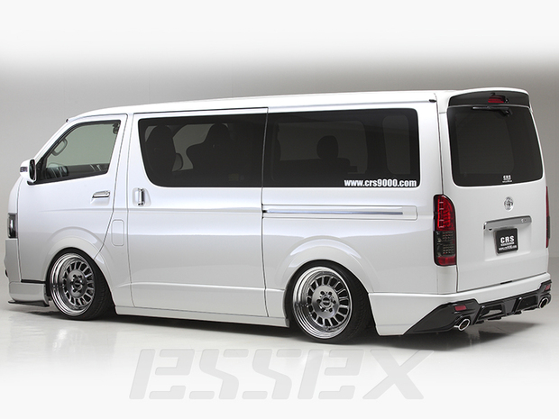 ES QUATTRO リアバンパー　ABS 未塗装/070/209  ■ハイエース 標準1型以降