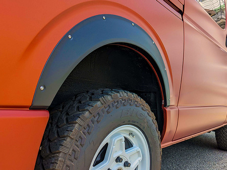 ハイエース　CRSオーバーフェンダー ５点 CRS オーバーフェンダー ダウンレスフォルム□ハイエース1型〜8