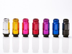 2ピースシェルナット用アルミシェル【ミドル/ローレット・クローズ】単品