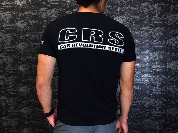 CRS ロゴ入りTシャツ　ブラックorホワイト