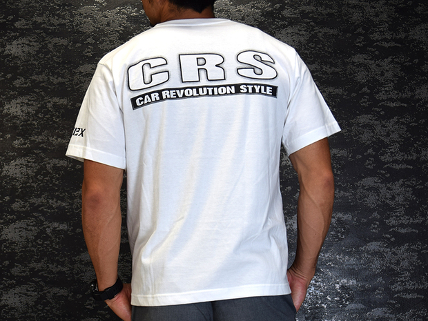 CRS ロゴ入りTシャツ　ブラックorホワイト