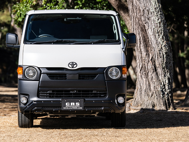 ES フロントバンパーガード ■ハイエース 標準ボディ4型以降対応