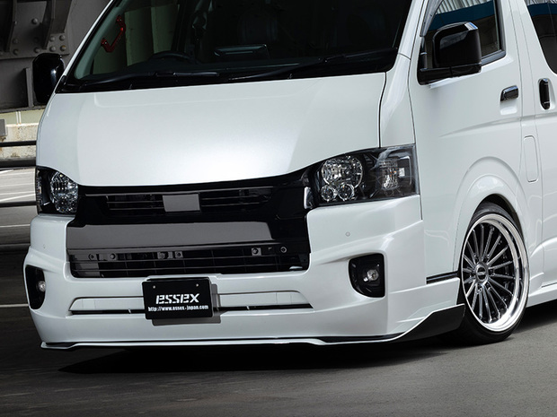 LEGARE フロントバンパースポイラー ワイド用 ■ハイエース4型以降〜