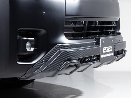 ハイエース標準　ワイパーガード　TRD エアロパーツ 黒 黒ゲルコート】TRD用フロントスポイラー バンパーガード（FRP製） 標準