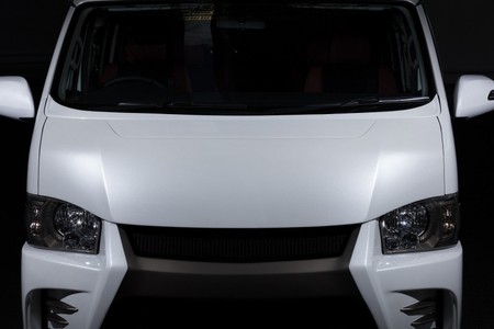 マロン　　200系ハイエース　ワイパーガード ハイエース 200系 4型 ワイドボディ Urban Style ワイパーガード