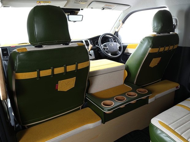 CP シートカバー前後セット ワイド/ワゴンGL用 サステナブルレザー