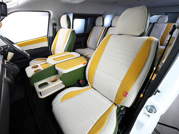 CP シートカバー前後セット ワイド/ワゴンGL用 サステナブルレザー