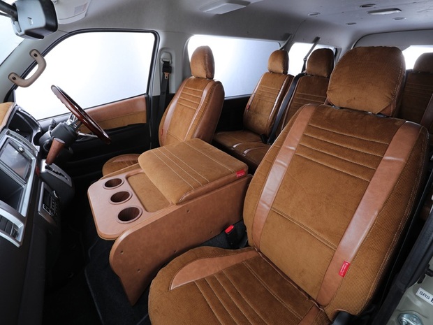 CP シートカバー前後セット ワイド/ワゴンGL用　Brooklyn style type2