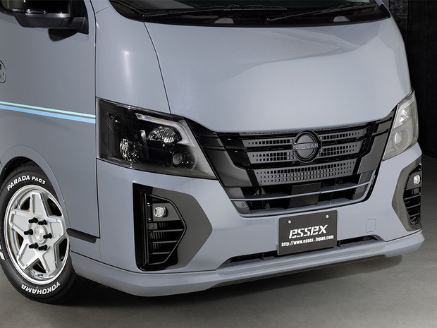 ES フロントリップスポイラー forキャラバン  ABS製 未塗装/QAC/KBY■3型標準
