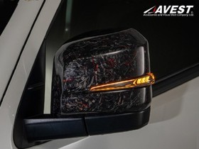 AVEST ドアミラーウインカーレンズ付カバー フォージドカーボンカバー 6型以降