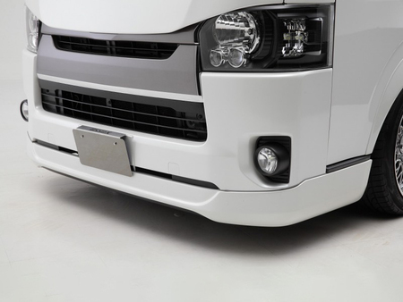 ES フロントリップスポイラーVer.IV ABS製 □ハイエース標準ボディ 4型