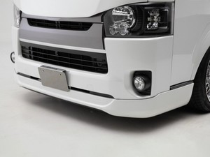 ES　フロントリップスポイラーVer.IV　ABS製 ■ハイエース標準ボディ 4型以降対応